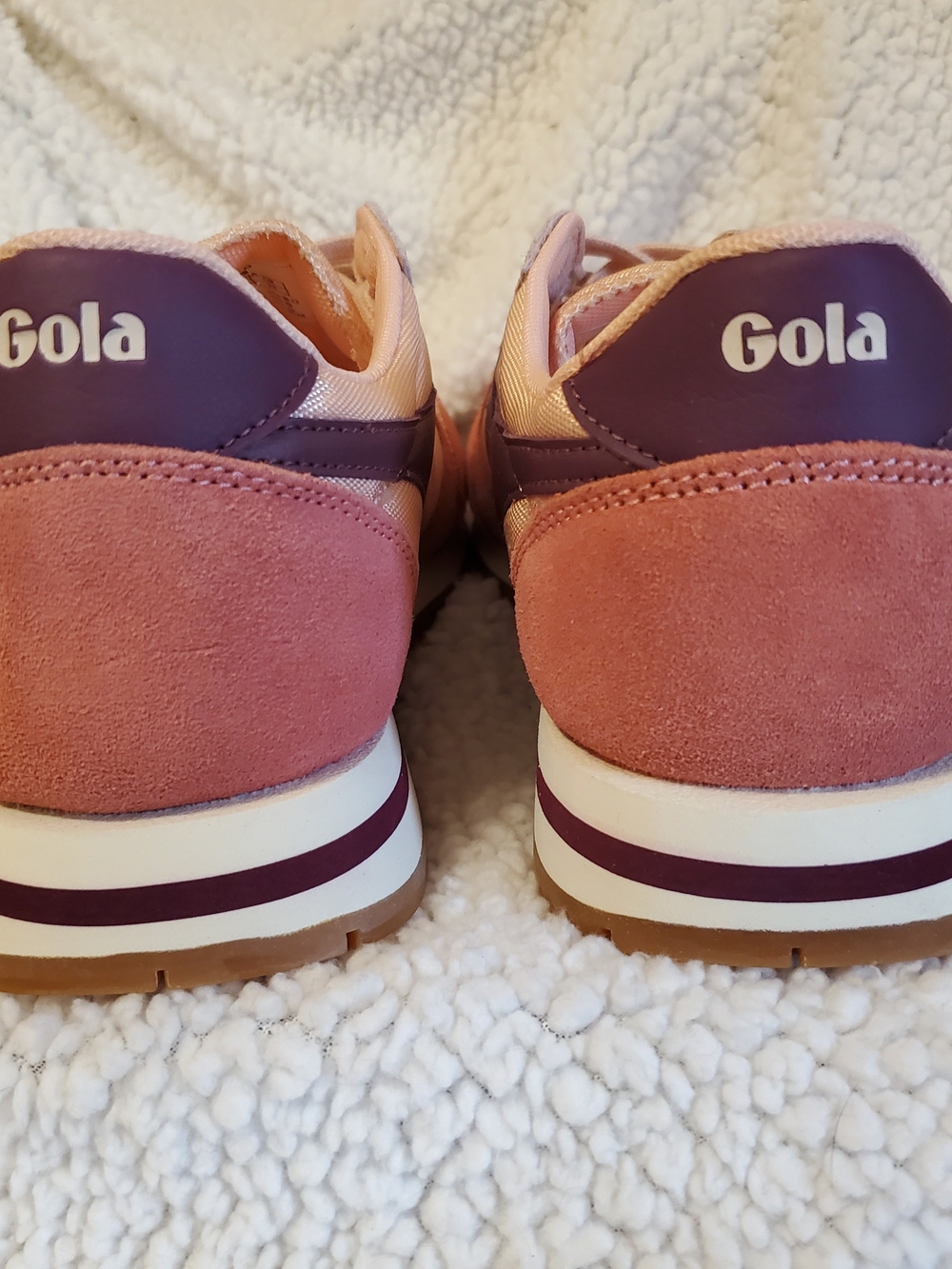 Gola Women's Pink & Plum Runner Sneaker - Picture 4 of 6